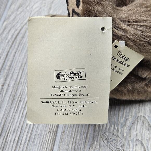 Vtg Steiff 1996 Mohair Clifford Berryman Bear Celebration Teddy Roosevelt 1741 - Picture 8 of 16